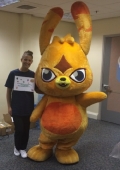 hire mascot performers Excel London