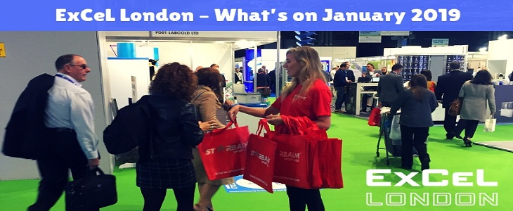 ExCeL London – What’s On January 2019